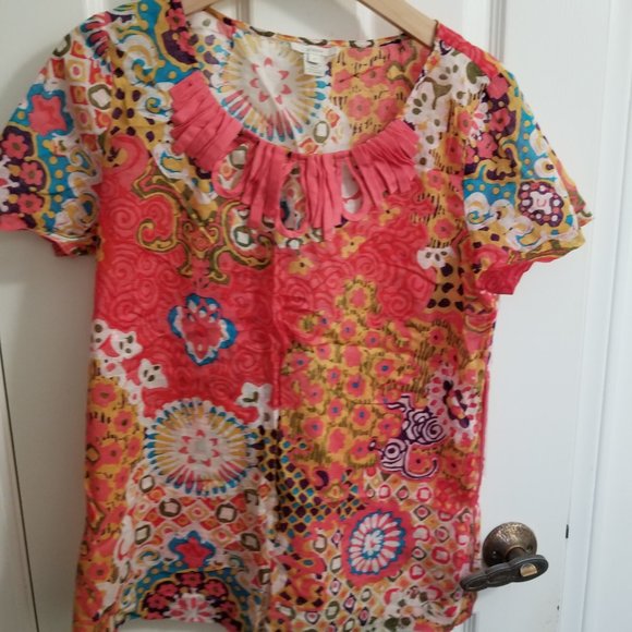 Jcrew Paisley Top - Picture 4 of 4